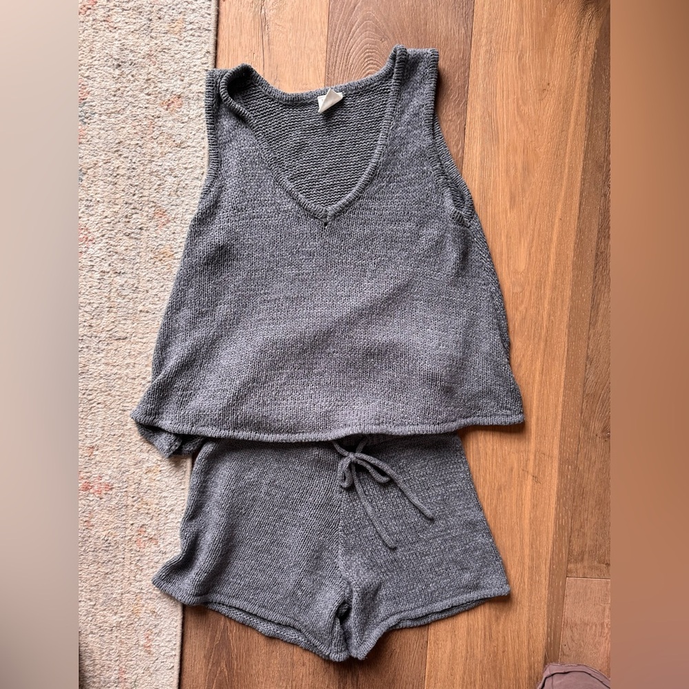 By Together Blue Knit Set